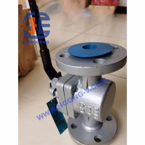 플랜지 및 솔리드 재킷이 있는 스테인리스강 차단 밸브